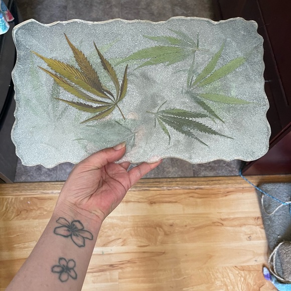 Air Elemental #2 - epoxy resin art/tray - Picture 3 of 6